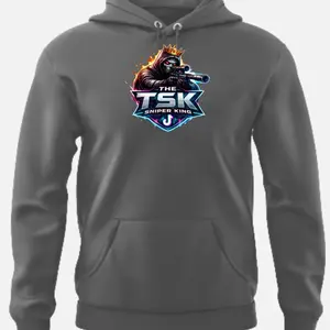 TSK Hoodies - The TSK Sniper King Design, Hoodies , Long Sleeve, Casual Style, Ideal for Everyday Wear