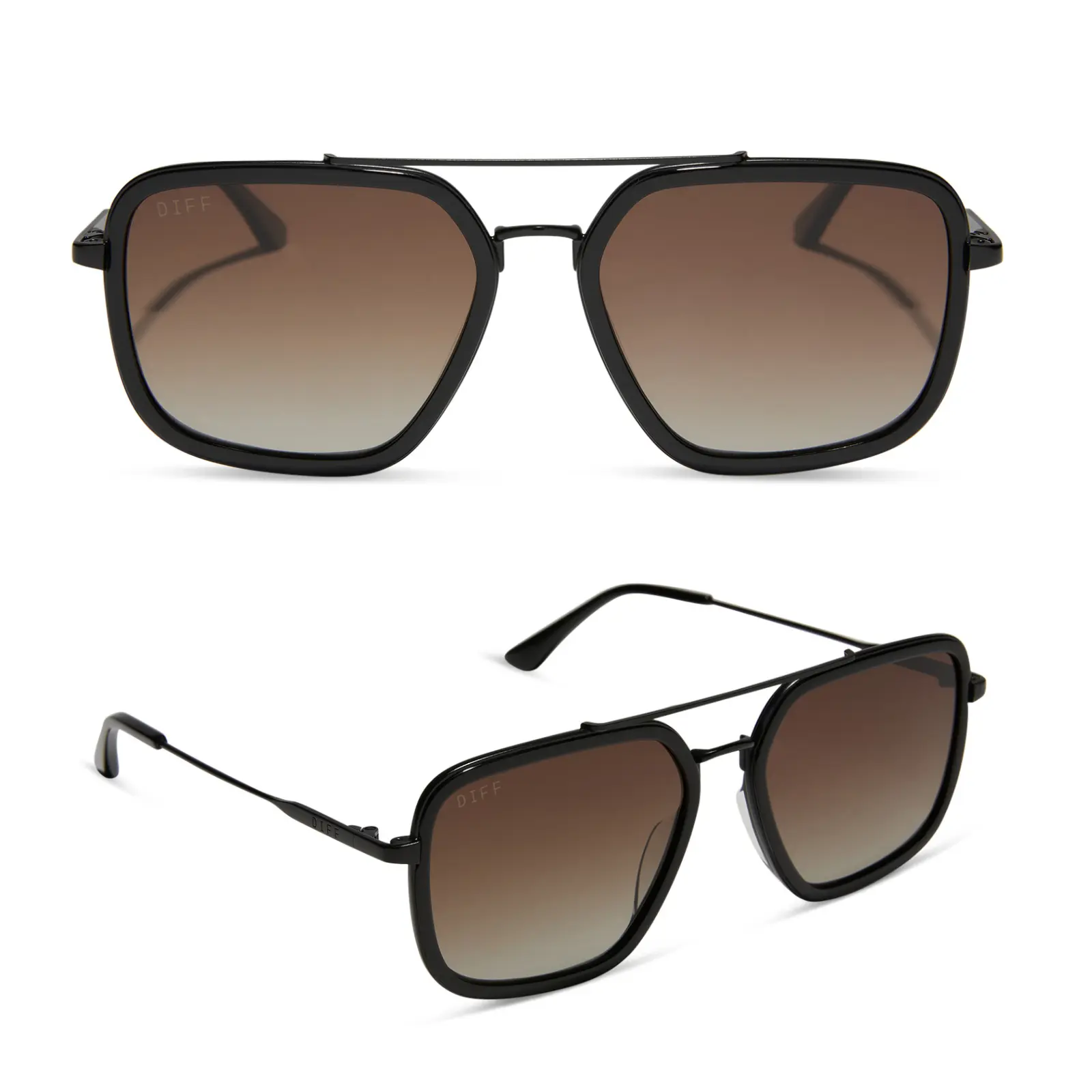 DIFF Jordan Sunglasses - Womens Tangle Free Navigator Lightweight Style Sunglasses DIFF Jordan Sunglasses - Womens Tangle Free Navigator Lightweight Style Sunglasses