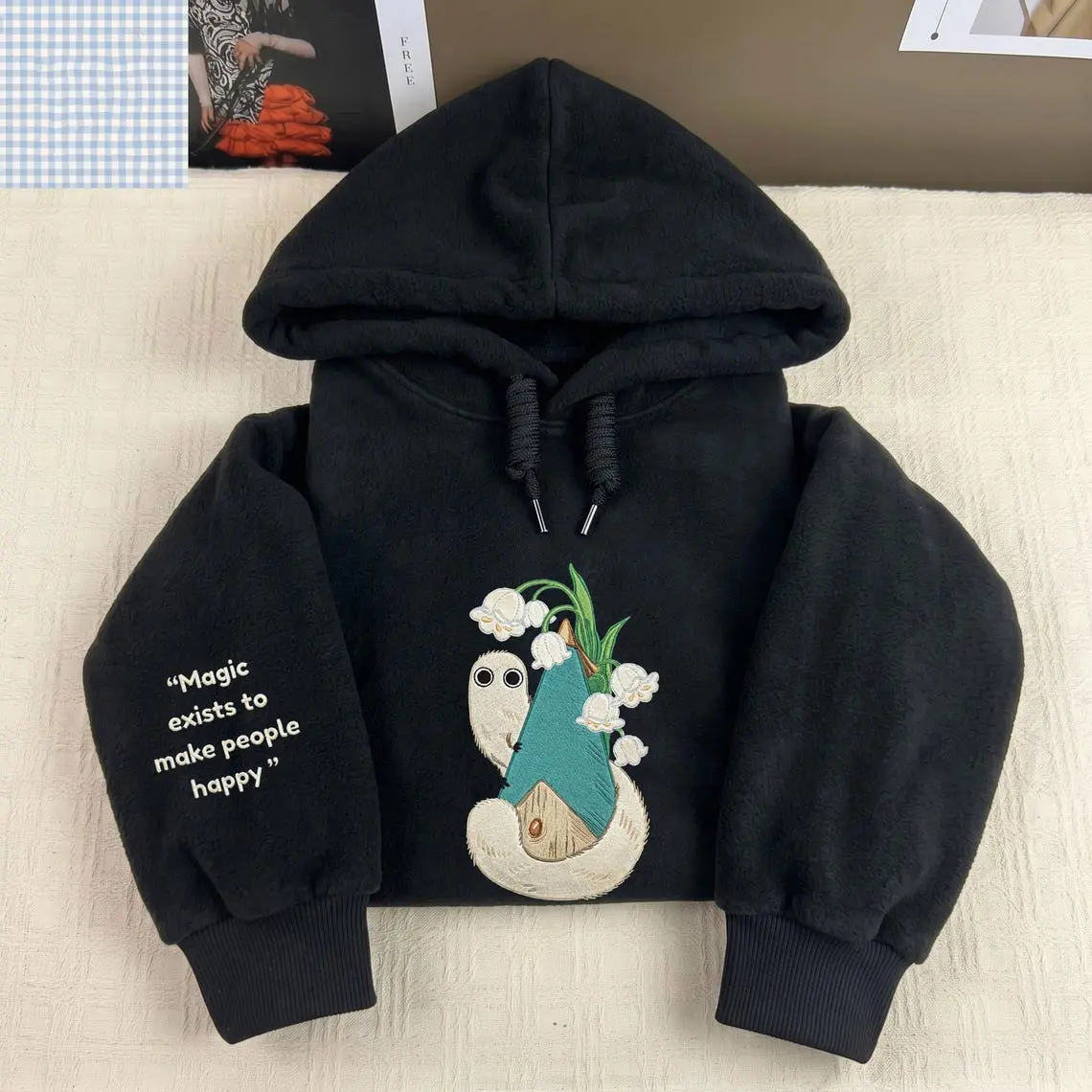 Brushbuddy Witch Hat Atelier Inspired Anime Embroidered Sweatshirt, Hoodie and T-shirt
