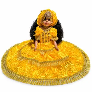 Oshun Gitana Spiritual Muneca 21 Inch Yellow Gold Altar Decor Yoruba