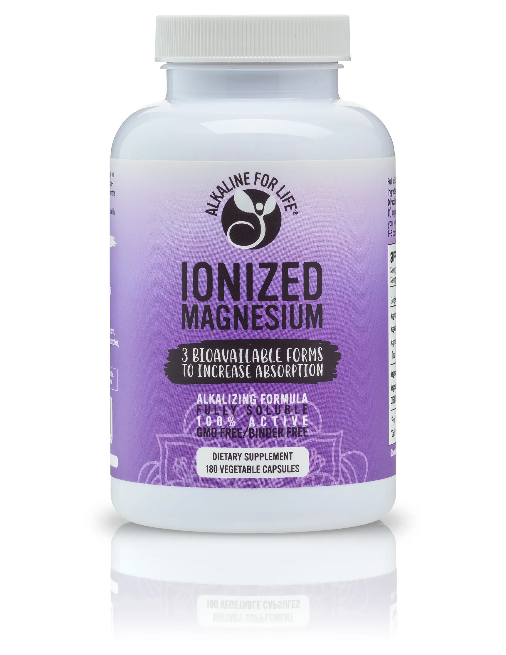 Magnesium Glycinate Capsule Plus 3 Other Forms - Alkaline for Life  Dietary Supplement