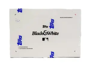 2025 Topps Black and White Baseball Collector Box Trading Cards