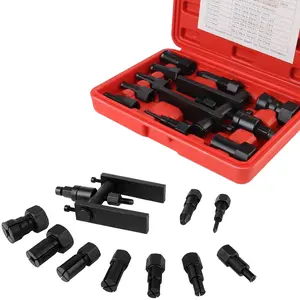 Seal Driver Installer Motorcycle Bearing Disassembly Tools 10 Pcs/Set Aluminum Wheel Bearing Kit Remover Automotive Tools