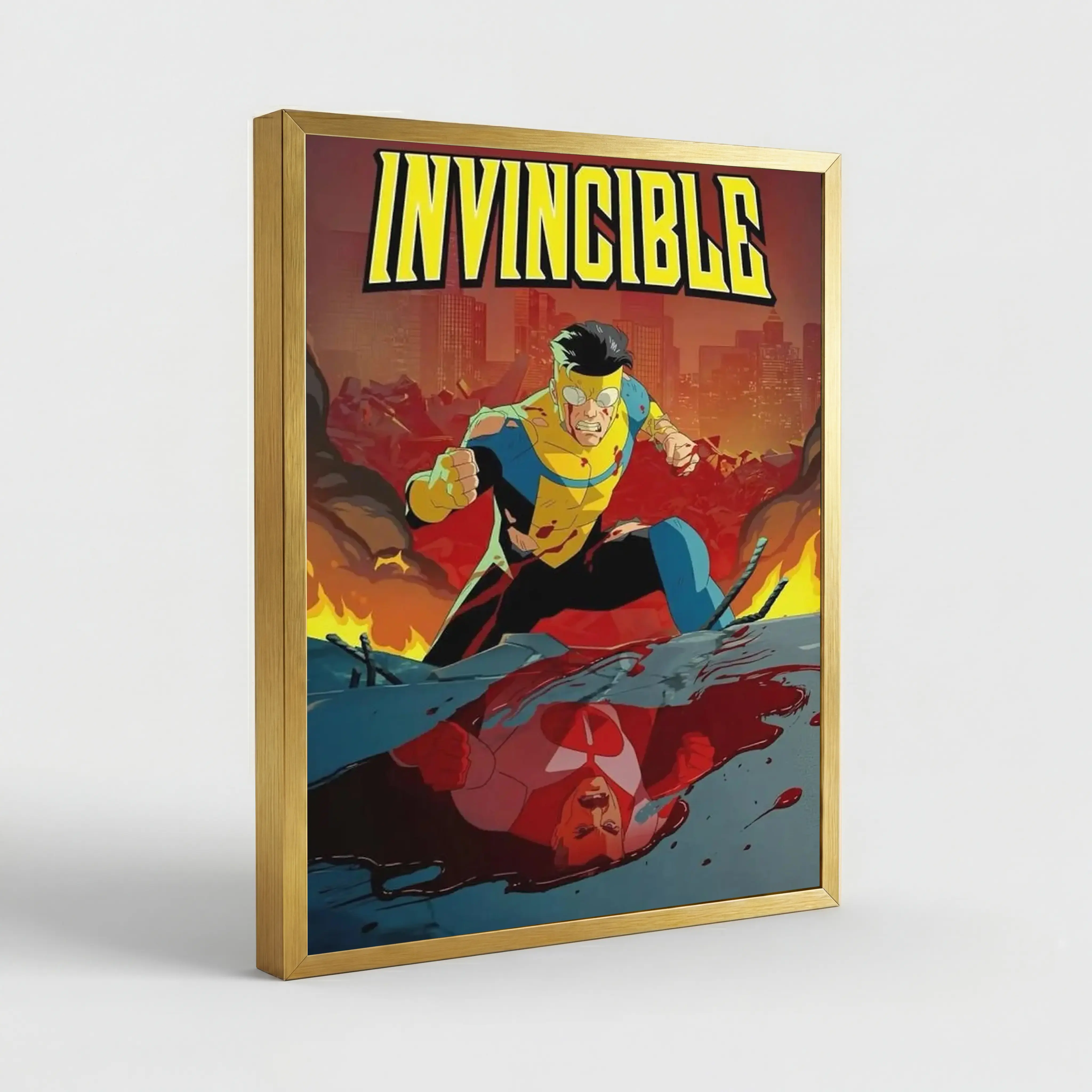 Style-15 Golden Metal Frame