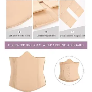 360 Lipo Foam Ab Board Post Surgery Liposuction Abdominal Compression Boards Belly Wrap Lipo Recovery Waist Cincher