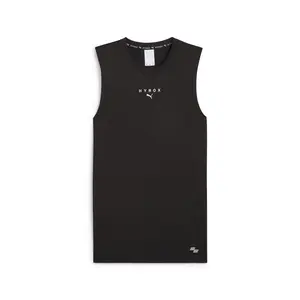 PUMA Mens X Hyrox Cloudspun Crew Neck Athletic Tank  Casual - Black
