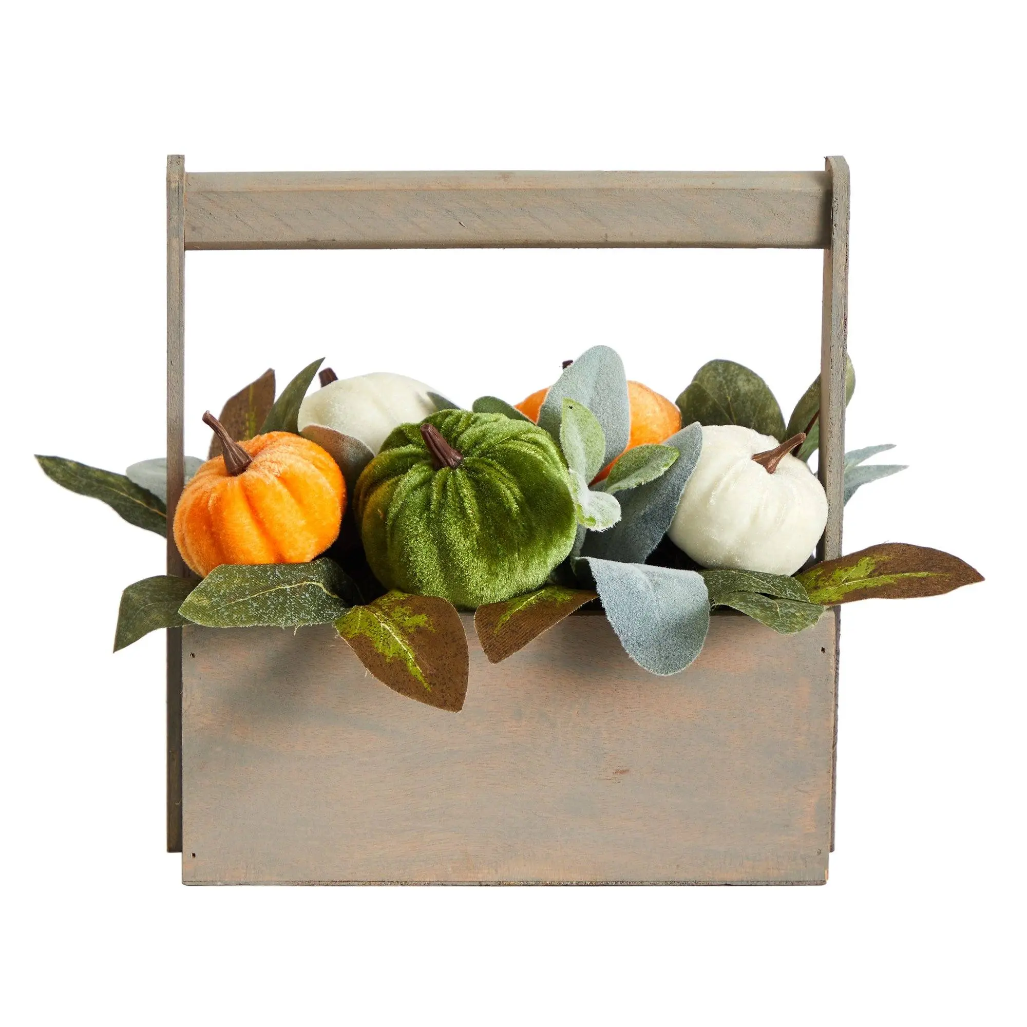 10 In Modern Farmhouse Artificial Fruit Arrangement with Realistic Leaves, Wooden Basket Decor, Tabletop Office Home Ornaments, Ideal Home Supplies Gift