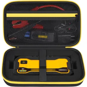 Case Compatible with DeWalt DXAELJ16 1600 Peak Amp Jump Starter Battery Booster, Portable Jumper Storage Holder Pocket for USB Power Station (Box Only) Black