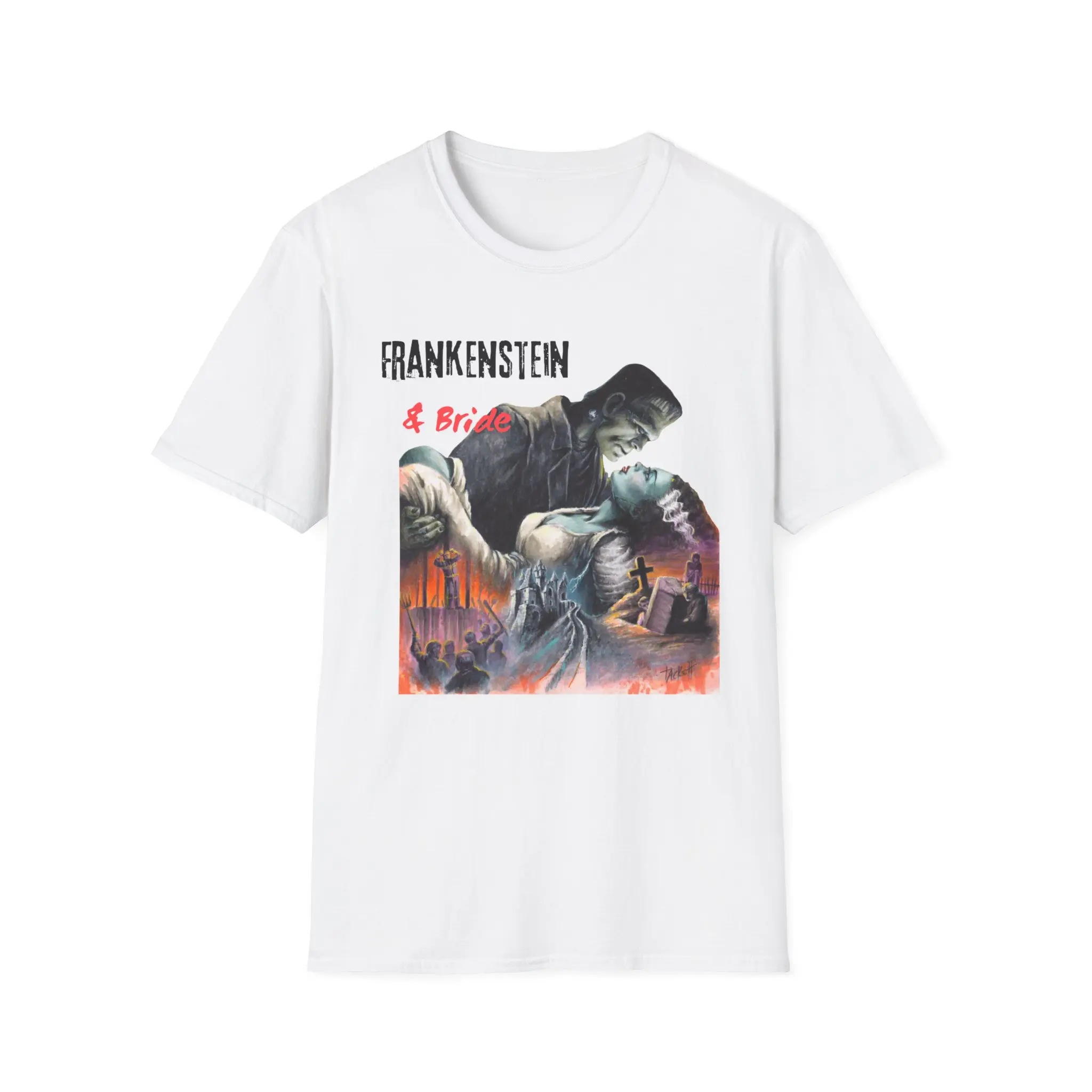 Frankenstein Goth Love T-Shirt | Gothic Amor Rockabilly