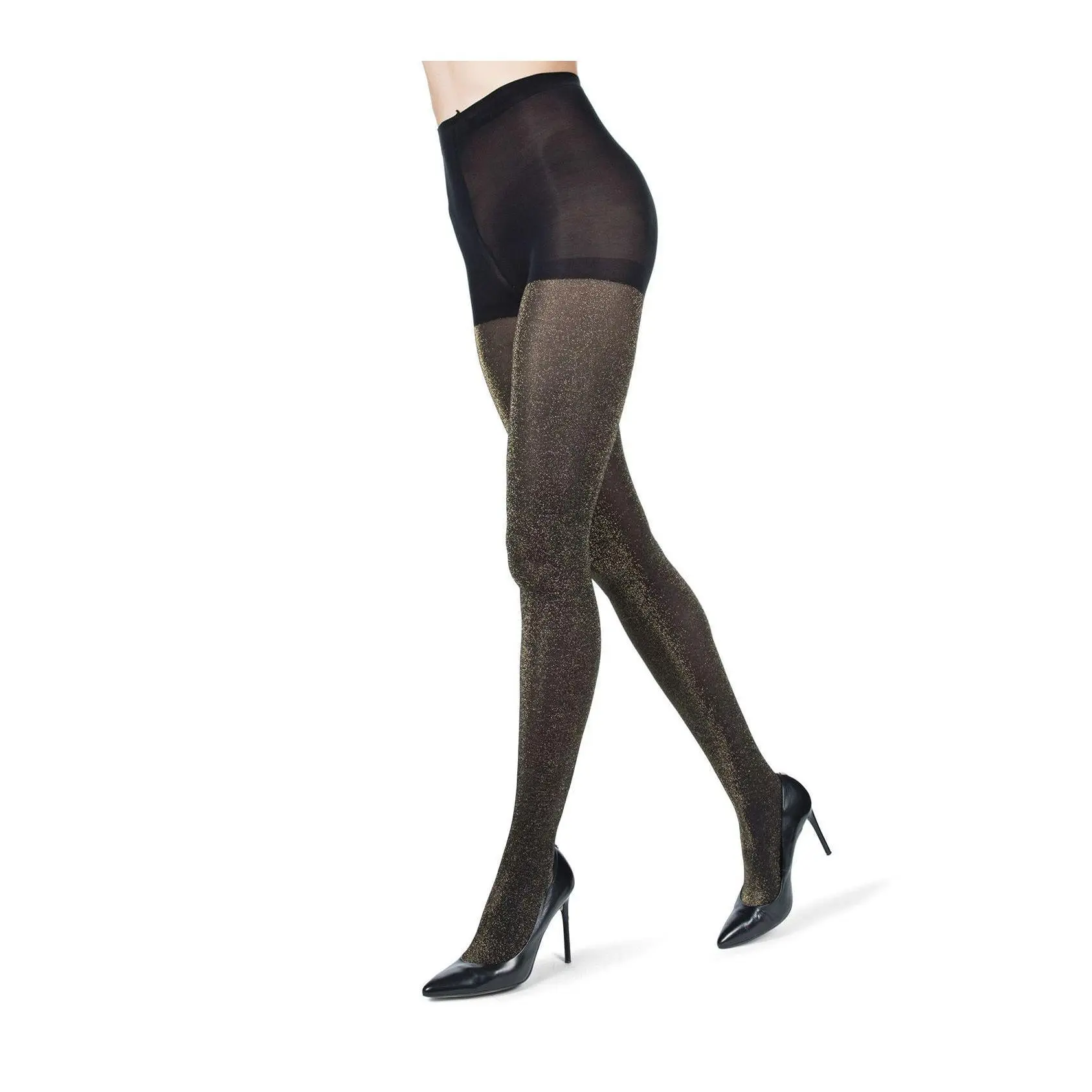 Memoi Glitter Opaque Tights
