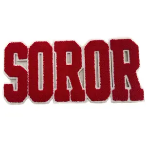 Red SOROR chenille patch.