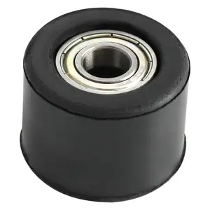 10mm Chain Pulley Roller Tensioner, Bike Chain Roller Slider Tensioner Guide Pulley, Black, 6900z Bearing - for Motorized Pit Dirt Bike Offroad Enduro Motorcycle ATV Quad Buggy Dune Moped Go Kart