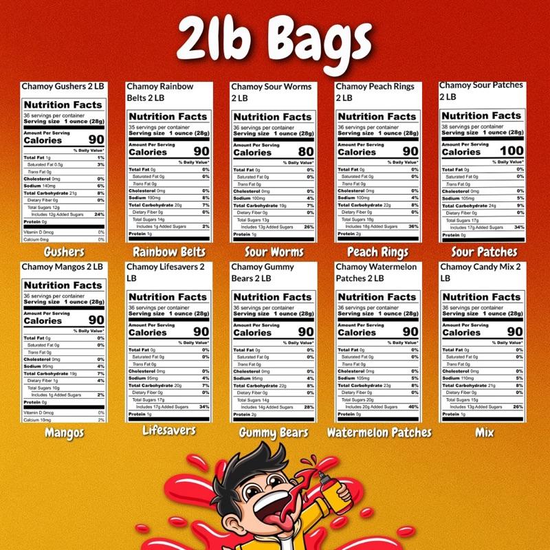 Chamomucho Sweet & Tangy 3 Pack – 2lb Bundle + Freebies