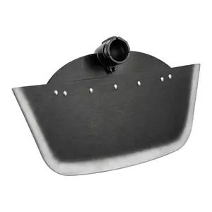 Wide Garden Hoe Head, Heavy Duty Sharp Steel Weeding Hoe, Extra Wide Blade for Garden, Vegetable Beds & Farm Weed Removal, Durable Replacement Hoe Head