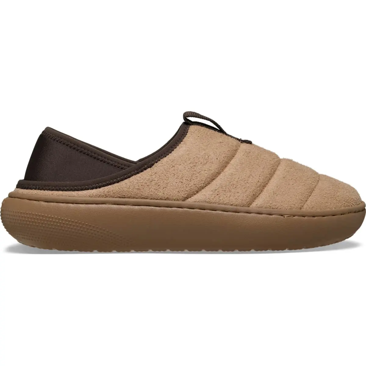 Crocs Adult Classic Vegan Suede Moc, Fuzzy Slippers