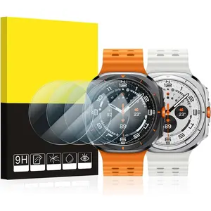 4 Pack Galaxy Watch Ultra 7 47mm Screen Protector, Tempered Glass Protectors Accessories for Samsung Galaxy Watch Ultra 47mm (NOT for Others Models)