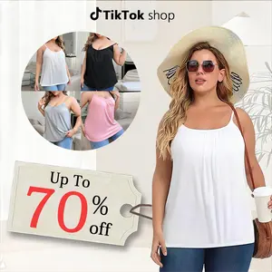 Womens Camisole with Built in Bra Flowy Tank Top Adjustable Strap Push Up Padded Vest Sleevesless Vest Womenswear