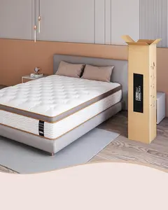 14 Inch BedStory F/Q/K Mattress,Cooling Gels,Pocket Springs for Pressure Relief&Motion Isolation Furniture Comfy Bedroom Ergonomic Modern Design Hybrid Memory Foam