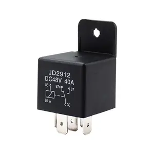 DC 48V Automotive Relay Changeover Relay 40A Switch Control JD2912 5 Pin Relay with Plastic Back