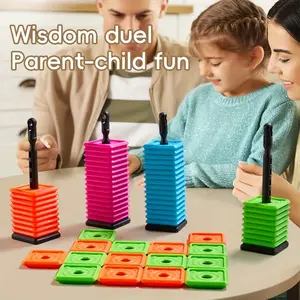 Strategic Five-Spot Game for 2-4 Players, Perfect for Family Game Nights, Portable Entertainment for Kids & Adults On-The-Go, Strategy Board Games