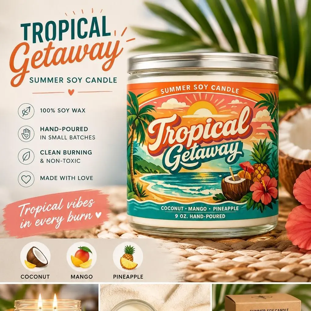 Tropical Getaway Candle