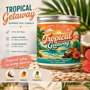 Tropical Getaway Candle