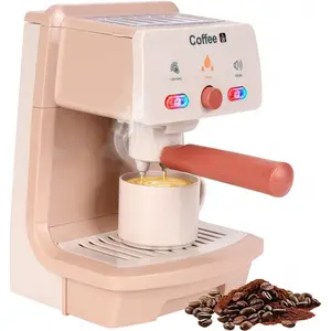Toddler Coffee Maker Set (3-6Y) – Cups, Lights & Sound!Kids Indoor Kitchen Playset, Easy-to-Use Pretend Play Toy, Tea/Coffee Play, Ideal Holiday Gift