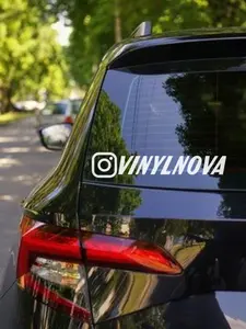 Custom Social Handle Vinyl ( Sticker, Decal, Vinyl)