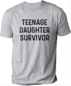 Teenage Daughter Survivor, Daughter for Dad, Funny Shirt Men, Fathers Day Gift, Husband TShirt Dad Funny T-shirt, Gift for Dad