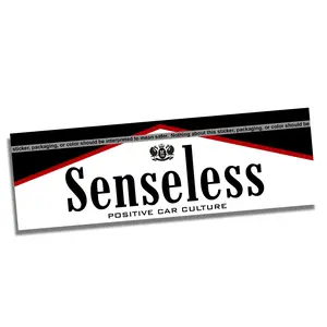 Senseless Smokes Car Slap Sticker