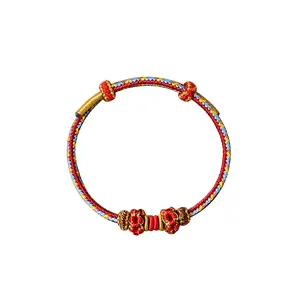 Lucky Bracelet For Men and Women Handmade Red String Bracelet For Good Luck and Protection Hand Braided Rope Thread Tibetan bracelet