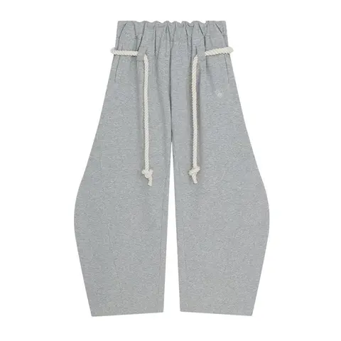 Aelfric Eden Baggy Wide-Leg Sweatpants - High-Waist, Drawstring Elastic Waist, Pockets, Vintage Streetwear Unisex Joggers, Women's Clothes, Mens Clothing, Women's Bottom