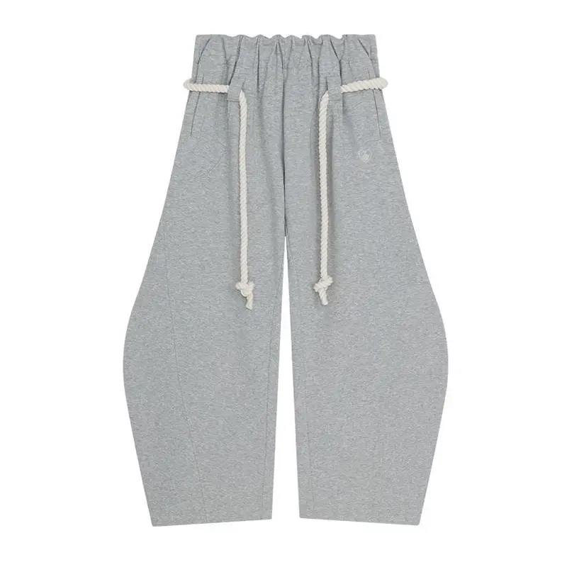Aelfric Eden Baggy Wide-Leg Sweatpants - High-Waist, Drawstring Elastic Waist, Pockets, Vintage Streetwear Unisex Joggers, Women's Clothes, Mens Clothing, Women's Bottom