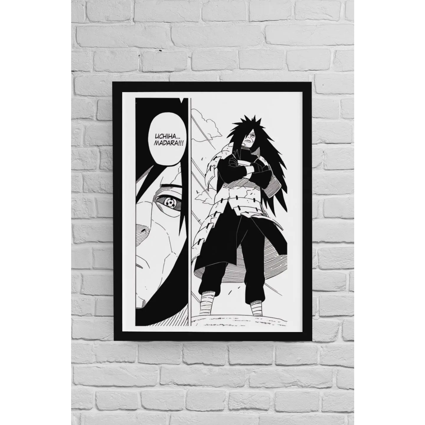Madara Uchiha Naruto Shippuden Legendary Uchiha Rinnegan Anime Wall Art Manga Poster Ninja Warrior Anime Lover Gift