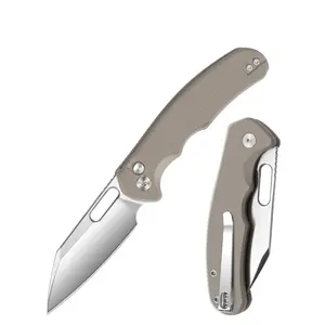 Pocket Folding Knife  D2 blade G10 Handles Easy To Carry Outdoors Tactical Defense Survival Tools pocket knife Daily carrying