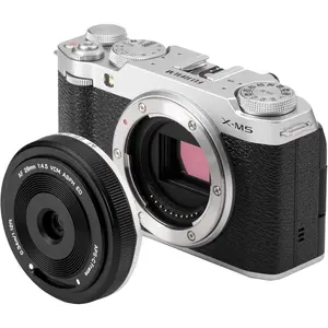 28mm f4.5 Pancake Lens Fuji x, AF 28mm f4.5 X Mount Lens for Fujifilm, Fixed Aperture F4.5 Fuji x Mount for Fujifilm X-T5 X-H2 X-T50 X-M5 X-T30 II X-Pro3 X-S20 X-E4