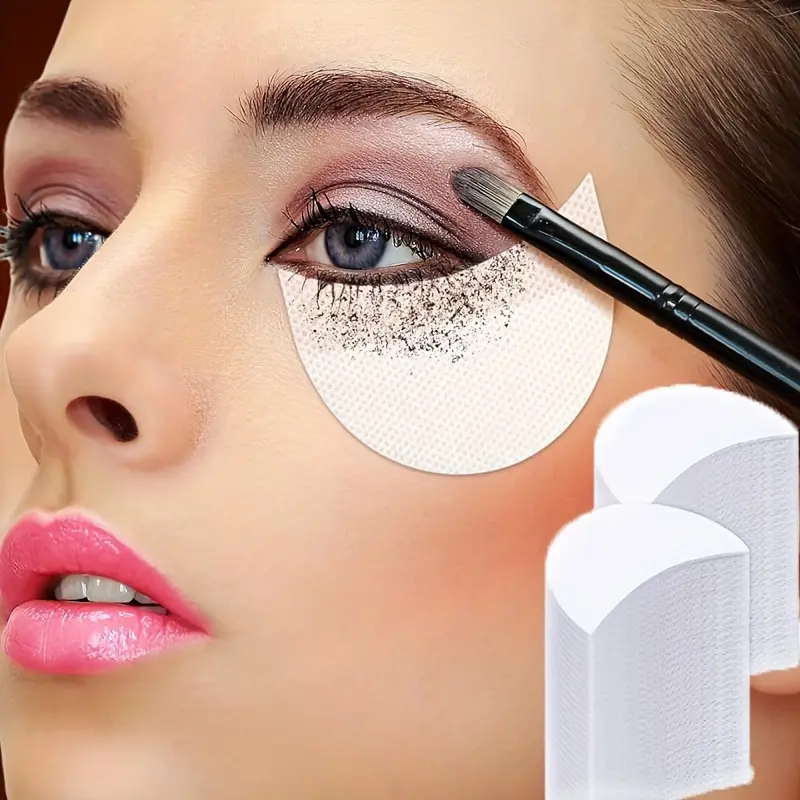 60pcs Self-Adhesive Eyeshadow Stickers, Reusable Eye Shadow, Lipstick, Lash Patches, Professional Makeup Tool for Makeup Artist, Compact Design, Easy Application, Make Up Tools