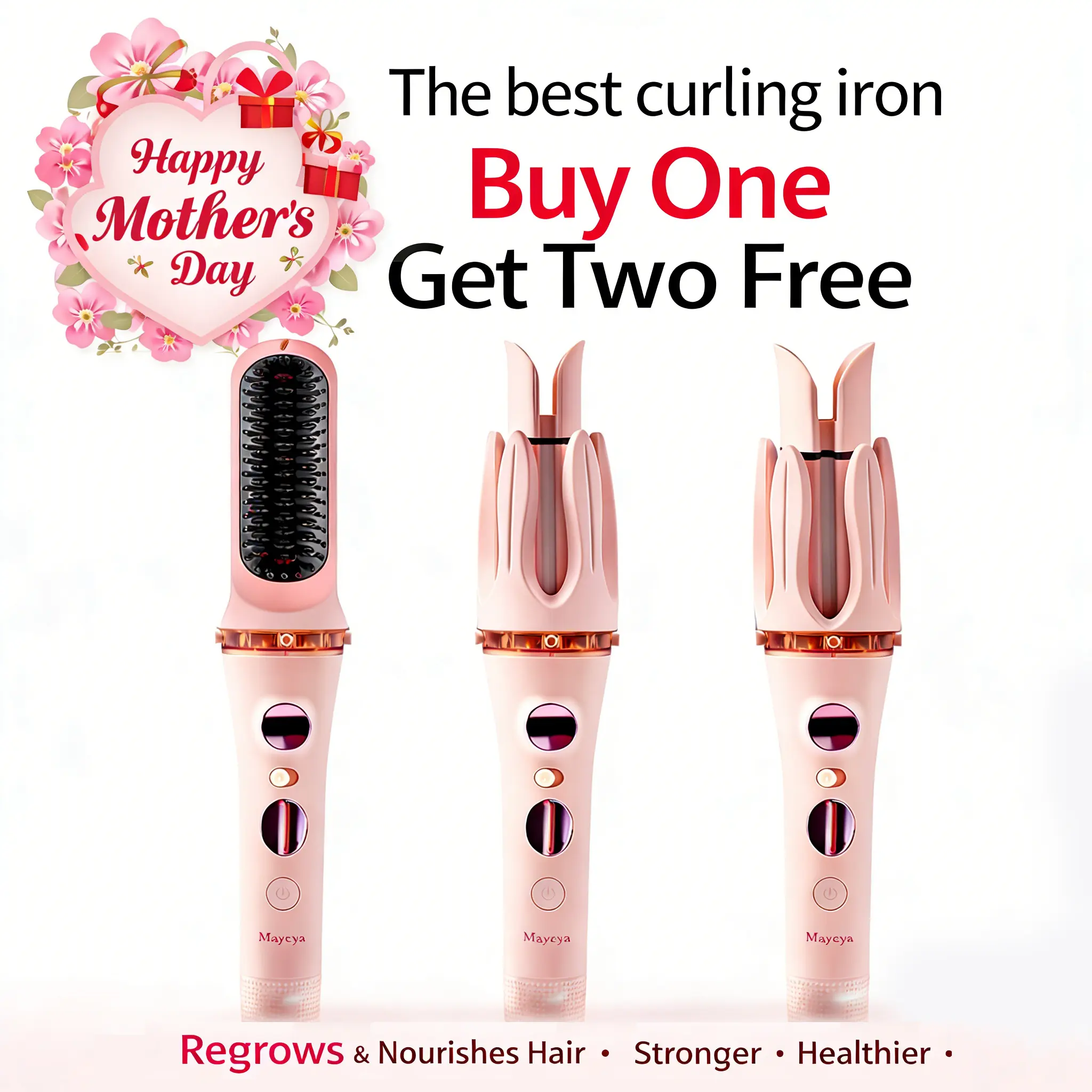 Mayeya Constant-Temperature Multi-Setting Automatic Curling Iron - Hair-Friendly, Burn-Proof Hair Styling Tool, Multifunctional Styler for Home Use Summerwins,summerwins,mather'sdaygifts,summerhairstyles