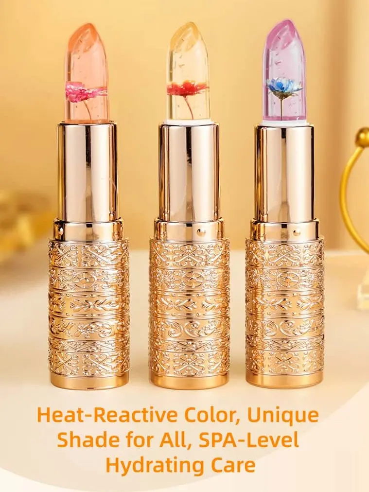 Flower Color Changing Lipstick