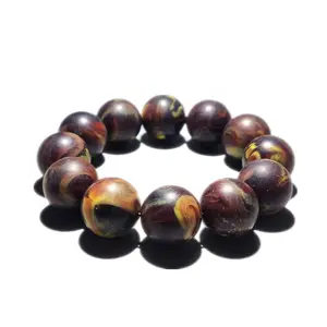 Ambergris single-strand bracelet, gray amber bracelet, portable perfume, long-lasting fragrance, Buddhist prayer beads, aromatherapy rosary.