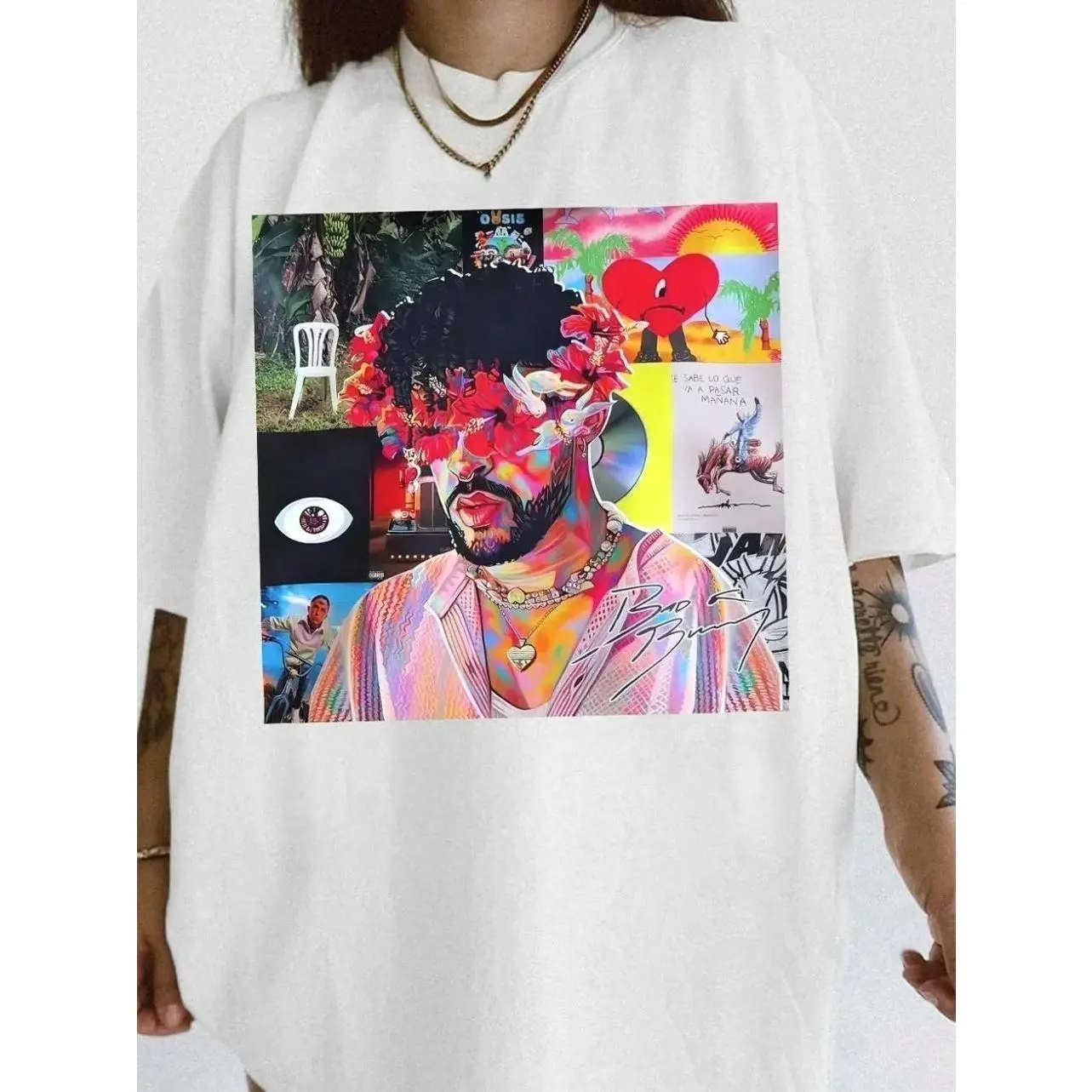 [SALE UP TO 30%] + [FREE SHIP] Bad Bunnie Shirt, Latin Benito Fan Music Graphic Shirt, Halftime 2026, Colorful Graphic Tee Gift For Music Fan Men Women