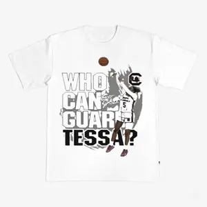 Who Can Guard Tessa Shirt, Funny Basketball Graphic Tee, Unisex Fit for Men and Women