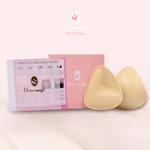 Wise Angel Sticky Push Up Inserts - Instant Boost Double-Sided Adhesive Bra Cup for Women - Womenswear, Clothing Push-Up Ultra Boost Inserts for Women,sticky push up pads,adhesive bra,double sided sticky lift pads, inserts
