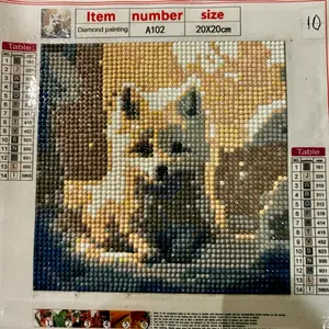 Completed diamond art