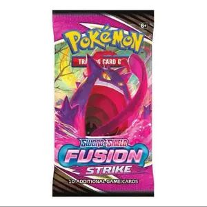 Pokémon Sword & Shield Fusion Strike Booster Pack - 10 Additional Game Cards Trading Card Game for Ages 6+