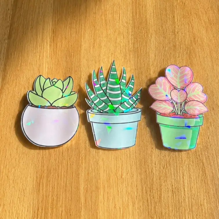 Plant Stickers Set for DIY Scrapbooking & Stamping, Toys & Hobbies Craft Supplies