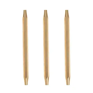 3 Pieces, 75mm Half Hitch Brass Fly Tying Materials Kit Tool