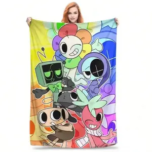Dandy World Flannel Blanket, warm blanket, suitable for boys and girls, birthday gift, for sofa and bed use, suitable for summer celebration