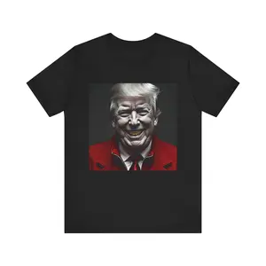 Donald Trump Gold Teeth Cotton Presidential Tee Team Read Casual Classic Shortsleeve T-Shirt / Unisex