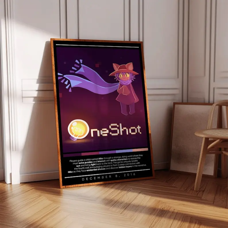 Oneshot Poster Print | Gaming Poster